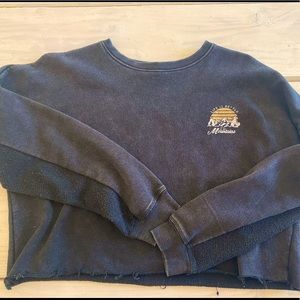 Garage crop sweatshirt XS